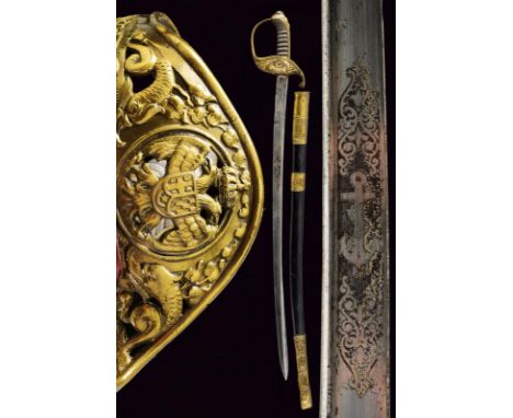 dating: Late 19th Century provenance: Yugoslavia, Curved, single-edged blade with jelman, the base decorated with anchor amon