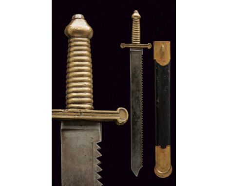 dating: Second quarter of the 19th Century provenance: Piedmont, Straight blade featuring slightly hollow tip and sew-back, w