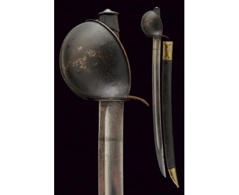 dating: 1863 provenance: Chatellerault, Fine, wide, single-and-false-edged blade with wide fuller at the center and tang, eng