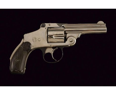 dating: 1889 provenance: USA, Round, rifled barrel, rib with address and patents up to 1889, marked with  '38 S&amp;W CTG' on