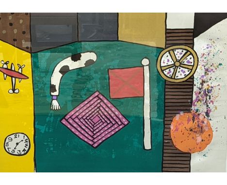Alan Davie (1920-2016), limited edition print, 'Magic Picture No.1', signed and dated 1977, 45/500, 56 x 75cm