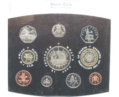 2000 Millennium Executive Proof coin collection of Elizabeth II, boxed. P&amp;P Group 1 (£14+VAT for the first lot and £1+VAT