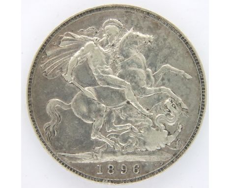 1896 crown of Queen Victoria. P&amp;P Group 1 (£14+VAT for the first lot and £1+VAT for subsequent lots) 
