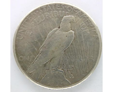 1922 American silver dollar, Liberty head. P&amp;P Group 1 (£14+VAT for the first lot and £1+VAT for subsequent lots) 