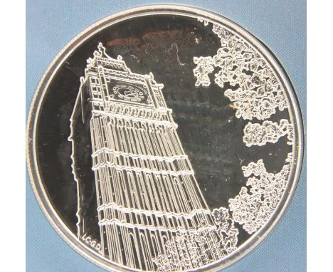 2015 Limited edition Big Ben one hundred pounds silver coin. P&amp;P Group 1 (£14+VAT for the first lot and £1+VAT for subseq