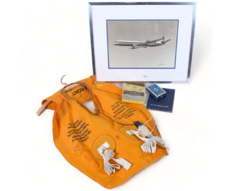 AVIATION INTEREST - a selection of ephemera and other items associated with the British Overseas Airways Corporation (BOAC) a