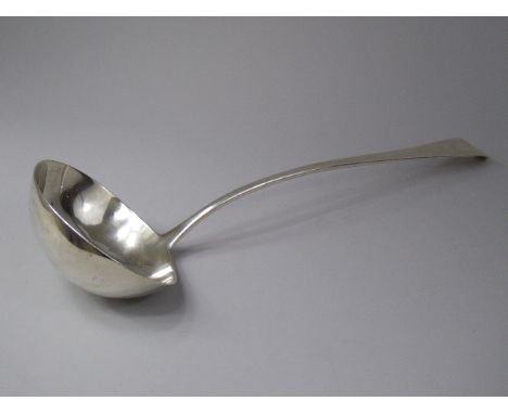 A Large Georgian Silver Ladle. 1806. 32cm Long