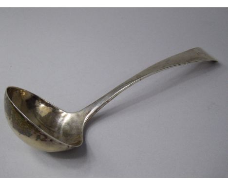 An Early Georgian Silver Ladle. Monogrammed L to Handle. 17cm Long