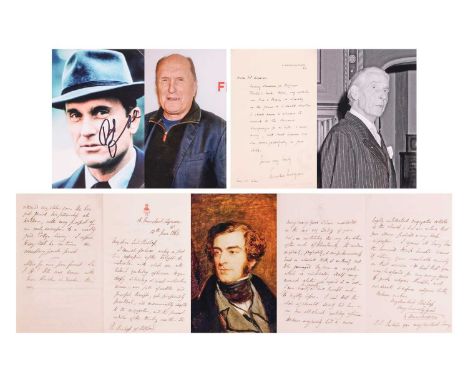 A mixed group of autographs from celebrities and notable persons, comprising: Samuel Warren (1807-1887) British barrister, Ch