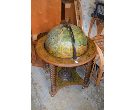 A globe drink's trolley.