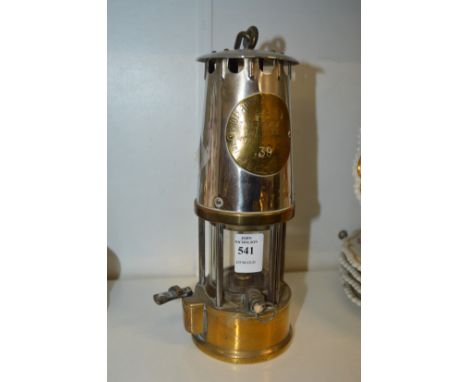 A miner's lamp.