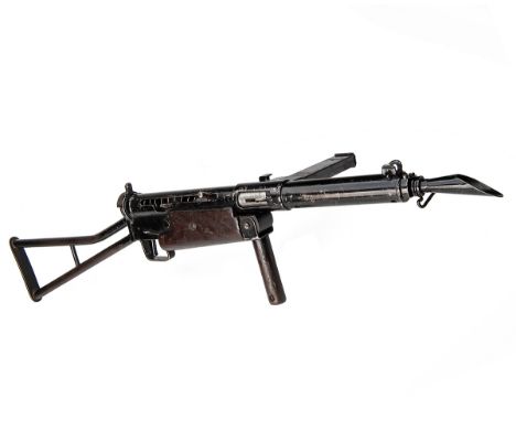 SINGER, GLASGOW AN EXTREMELY SCARCE 9mm (PARA) FULLY AUTOMATIC SUBMACHINE-GUN, MODEL 'MKI STEN', serial no. 019610, for 1941,