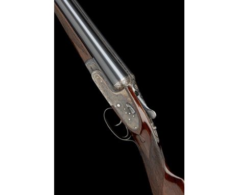 AYA A 12-BORE 'NO.2' HAND-DETACHABLE SIDELOCK EJECTOR, serial no. 523238, 28in. nitro chopperlump barrels, 2 3/4in. chambers,