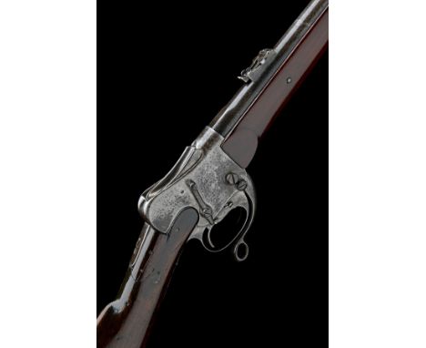 WESTLEY RICHARDS, BIRMINGHAMA .450 (1 1/2in. CARBINE) SINGLE-SHOT CARBINE, MODEL '1871 IMPROVED MARTINI', no visible serial n