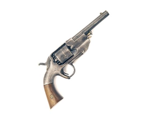 ALLEN & WHEELOCK, USAA SCARCE .36 PERCUSSION SINGLE-ACTION REVOLVER, MODEL 'CENTER HAMMER NAVY', serial no. 341,manufactured 