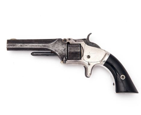 SMITH & WESSON, USA A .22 (SHORT) SEVEN-SHOT POCKET-REVOLVER, MODEL '1, SECOND ISSUE', serial no. 33925, circa 1862, with oct