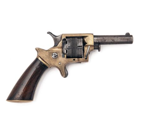 TRANTER FOR E.M. REILLY A .230 RIMFIRE SEVEN-SHOT POCKET REVOLVER, MODEL 'TRANTER'S PATENT', serial no. 6949, circa 1880, wit