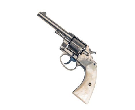 COLT, USAA SCARCE .320 (S/R) SIX-SHOT LONG-BARRELLED REVOLVER, MODEL 'COLT'S D.A. 32' or 'NEW POLICE', serial no. 11553,for 1