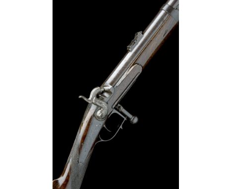 ISAAC HOLLIS FOR H. & J. VINCENT, MELBOURNEA .600 PERCUSSION BREECH-LOADING RIFLE, MODEL 'PRINCE'S PATENT', no visible serial