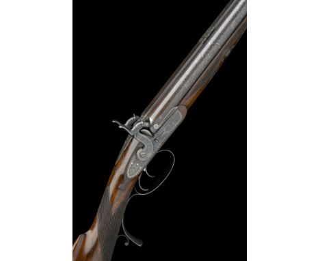 JOHN DICKSON & SON, EDINBURGHAN EXCEPTIONALLY FINE CASED 16-BORE DOUBLE-BARRELLED SPORTING-RIFLE, serial no. 1685,for 1855, w