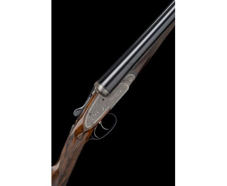 CHARLES HELLIS & SONS LTD. A 12-BORE SIDELOCK EJECTOR, serial no. 4159, 26in. nitro chopperlump barrels, rib engraved 'CHARLE