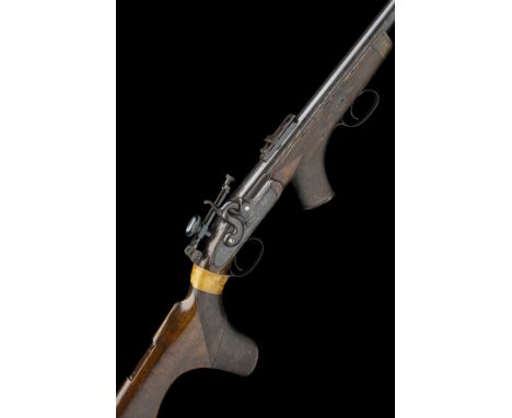 A. HENRY, EDINBURGHAN EXCEPTIONALLY RARE .451 PERCUSSION DUAL POSITION MATCH-RIFLE, MODEL 'HENRY-FRASER PATENT', serial no. 4