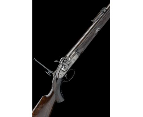 MANCHESTER ORDNANCE & RIFLE CO.A GOOD .451 (WHITWORTH) PERCUSSION TARGET-RIFLE, serial no. D597,circa 1865 with 35 7/8in. re-