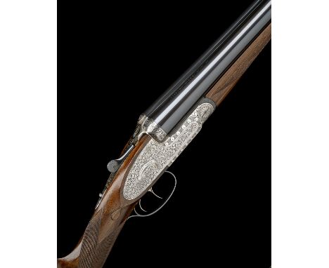 GRULLA ARMAS A 12-BORE SIDELOCK EJECTOR, serial no. 007-96, 28in. nitro chopperlump barrels, 2 3/4in. chambers, bored approx.