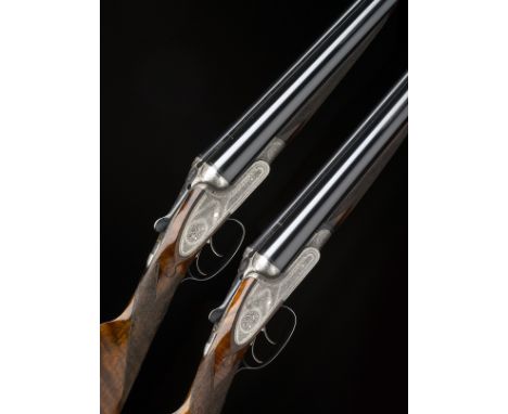 WILLIAM POWELLA PAIR OF 12-BORE SIDELOCK EJECTORS, serial no. 10130/1,30in. nitro barrels (no.2 loose), the ribs engraved 'WI