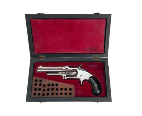 SMITH & WESSON, USAA CASED .32 RIMFIRE FIVE-SHOT POCKET-REVOLVER, MODEL '1 1/2 SECOND ISSUE', serial no. 63699,circa 1871, wi