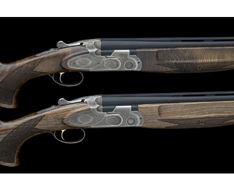 ATA ARMS AN UNUSED, COMPOSED PAIR OF 12-BORE 'MOD. SP ELEGANT' SINGLE-TRIGGER SIDEPLATED OVER AND UNDER EJECTORS, serial no. 