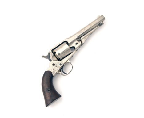 E. REMINGTON, USAA .38 (RIMFIRE) FIVE-SHOT SINGLE-ACTION REVOLVER, MODEL 'NEW MODEL POLICE CONVERSION', serial no. 19,circa 1