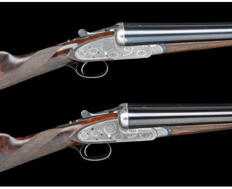 Property of The Hon. Patrick Greville Howard BOSS & CO. A PAIR OF 12-BORE SINGLE-TRIGGER EASY-OPENING SIDELOCK EJECTORS, seri