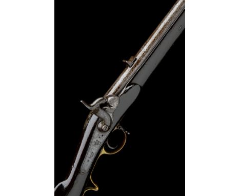 TOWER ARMOURIES, LONDONA .704 (BELTED BALL) PERCUSSION SERVICE RIFLE, MODEL 'MKI BRUNSWICK', serial no. 482,dated for 1839, w