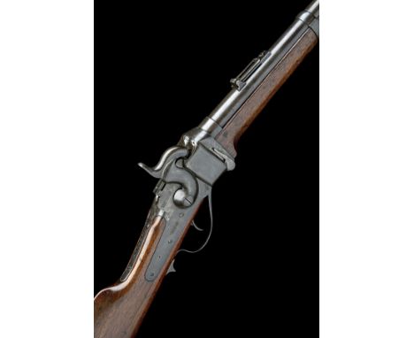 SHARPS, USAA .52 PERCUSSION BREECH-LOADING CARBINE, MODEL '1863 NEW MODEL', serial no. C,25916,circa 1864, with blued 22in. b