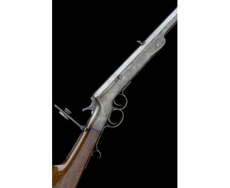 FRANK WESSON, USAA .38 (RIMFIRE) 'TWO-TRIGGER' (2nd TYPE) SPORTING RIFLE, MODEL '1859/62', serial no. 4510,circa 1865, with o
