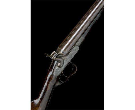 BOSS & CO. A SCARCE 12-BORE 1863 PATENT (SECOND PATTERN) THUMBHOLE-UNDERLEVER HAMMERGUN, serial no. 3087, 30in. black powder 