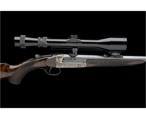 HOLLAND & HOLLAND A .223 REM. 'ROYAL' SINGLE-BARRELLED HAMMERLESS ROOK RIFLE, serial no. 24260, 25 1/2in. sleeved nitro repro