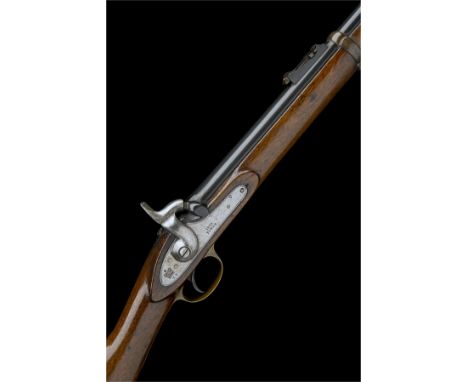 TOWER ARMOURIES, LONDONA SCARCE .577 (OVAL BORE) PERCUSSION MUSKET, MODEL 'PATTERN 1855 SAPPERS & MINERS CARBINE', no visible