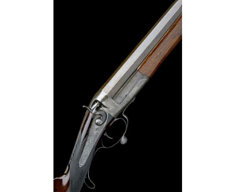 AN UN-NAMED 8-BORE ROTARY-UNDERLEVER SINGLE-BARRELLED HAMMERGUN, serial no. 126,serial number on underside of barrel only, li