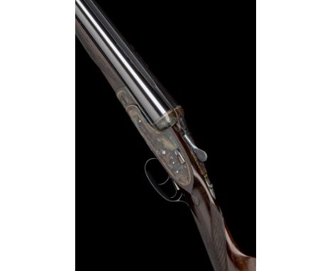 JOHN POWELL AGT A 12-BORE ROUNDED-BAR SELF-OPENING HAND-DETACHABLE SIDELOCK EJECTOR, serial no. 21177, 26 1/8in. nitro reprov