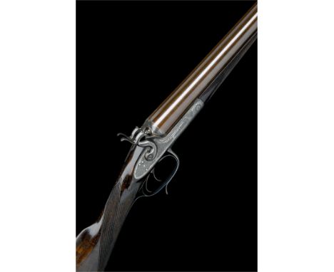 E.M. REILLY & CO. A 12-BORE PUSH-FORWARD UNDERLEVER HAMMERGUN, serial no. 17534, 29 3/4in. nitro reproved fine damascus barre