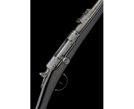 AN 11mm NEEDLEFIRE BOLT-ACTION SINGLE-SHOT RIFLE, MODEL 'CHASSEPOT', serial no. 61601,circa 1860, with 32 1/2in. octagonal to