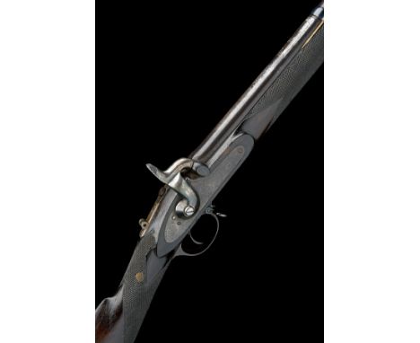 LONDON ARMOURY COMPANYA .451 (WHITWORTH) PERCUSSION VOLUNTEER RIFLE, serial no 595,dated for 1863, with round 37in. barrel ma