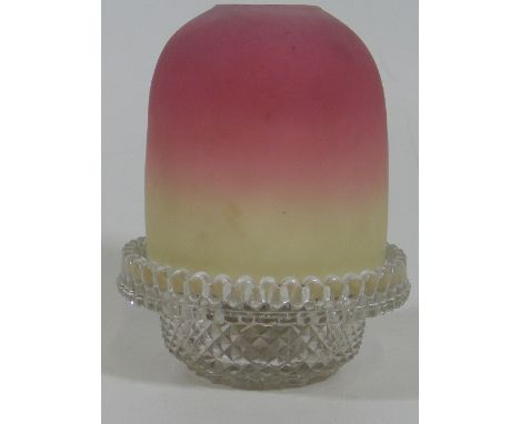 A Good Burmese Glass Night Light