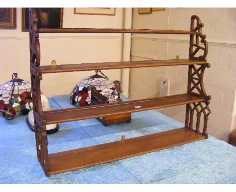 A William IV Mahogany Shelf Unit