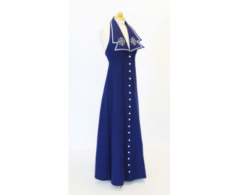 A collection of mid 20th century lady's clothing, to include, a Veronica at Rembrandt, Made in England, navy sailor inspired 