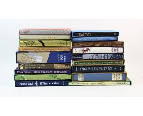 FOLIO SOCIETY:  A collection of literary works to include, THE REMAINS OF THE DAY, A PORTRAIT OF THE ARTIST AS A YOUNG MAN, U