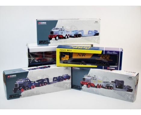 Six boxed Corgi Classic HGV die cast models, 1:50 scale, to include, Sunter Bros. Ltd Scammell Constructor and low loader, Pi