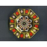 Royal Crown Derby octagonal plate - 1128 LIII